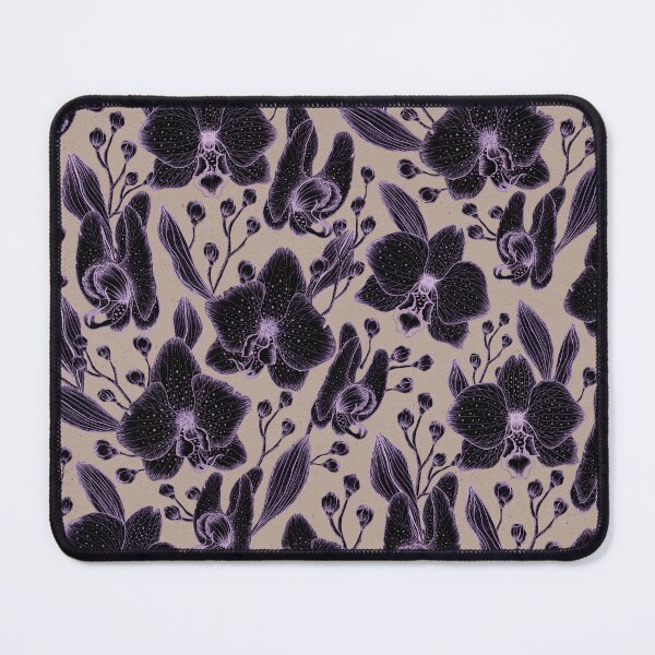 Item preview, Dark tropical flowers. Purple orchids magic. designed and sold by arsiart.