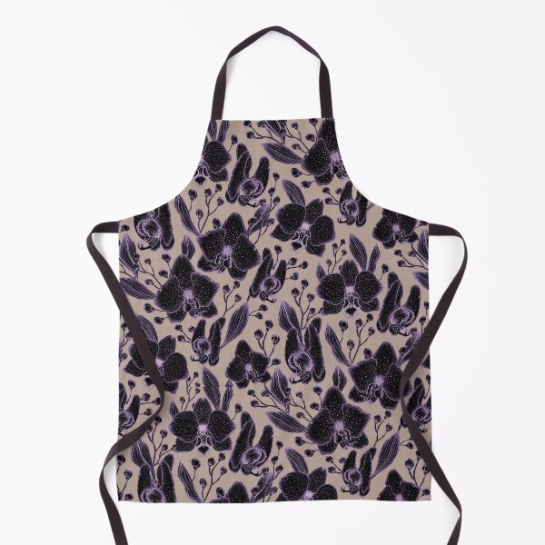 Item preview, Dark tropical flowers. Purple orchids magic. designed and sold by arsiart.