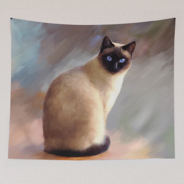 Item preview, Cat 613 Siamese designed and sold by artbylucie.