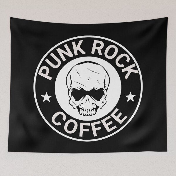 Item preview, Punk Rock Coffee Shop & Bakery designed and sold by DreamSwiftly.