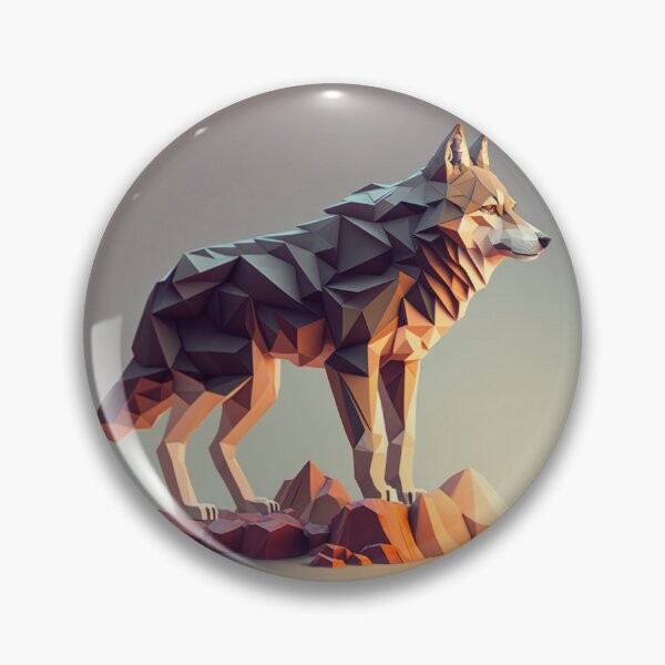 Item preview, LowPoly Wolf designed and sold by LowPolyStation.