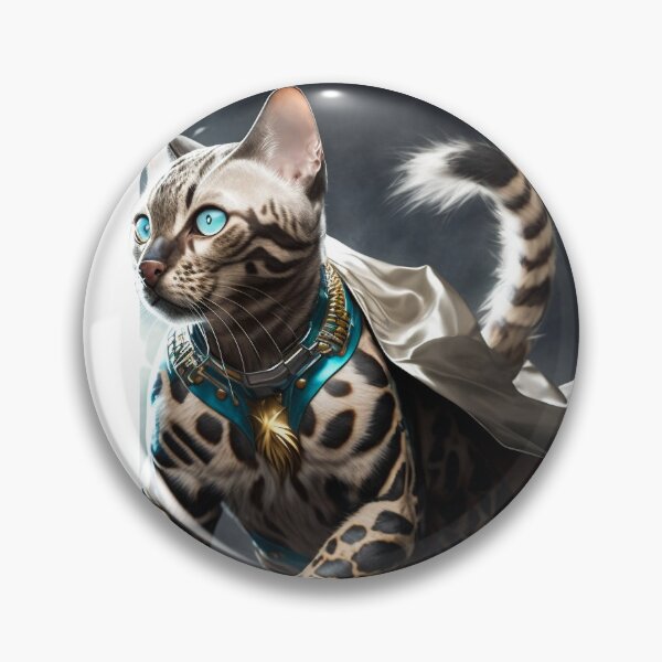Item preview, Bengal Avenger: Superhero Cat Graphic Tee designed and sold by Awethentik.