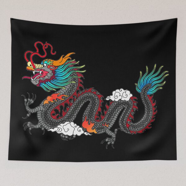 Item preview, Black Asian Dragon designed and sold by Anthony Seeker.