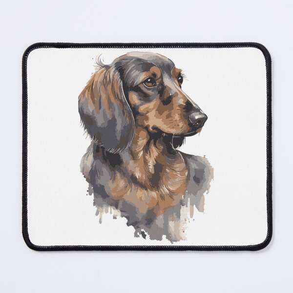 Artikelvorschau, Dackel Dachshund Hund Wasserfarben entworfen und verkauft von TripleZ.