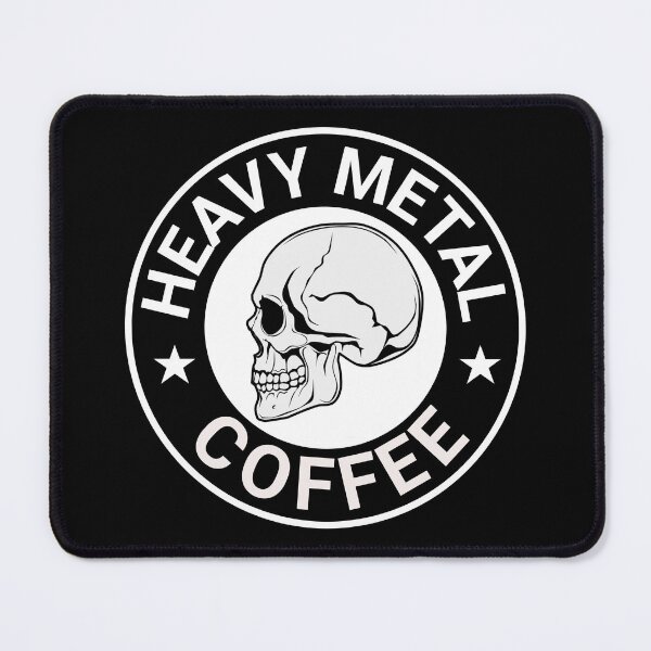 Item preview, Heavy Metal Coffee Shop & Bakery designed and sold by DreamSwiftly.