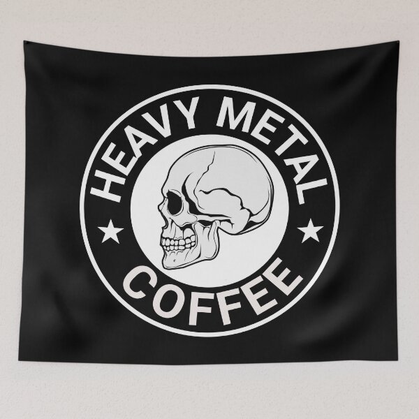 Item preview, Heavy Metal Coffee Shop & Bakery designed and sold by DreamSwiftly.