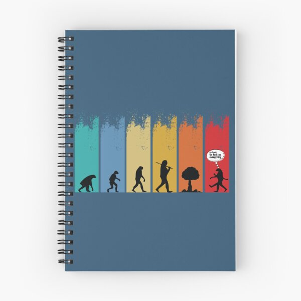 Item preview, funny evolution  go back we fuck up   designed and sold by ProductionAppa.