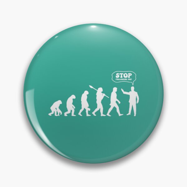 Item preview, Funny Human Evolution - Stop Following Me   designed and sold by ProductionAppa.