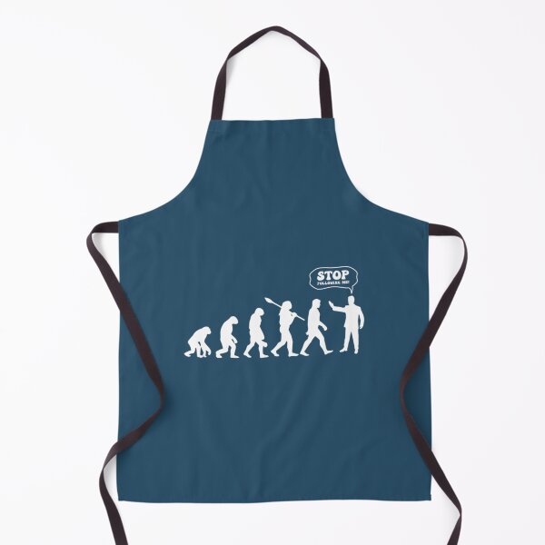 Item preview, Funny Human Evolution - Stop Following Me   designed and sold by ProductionAppa.