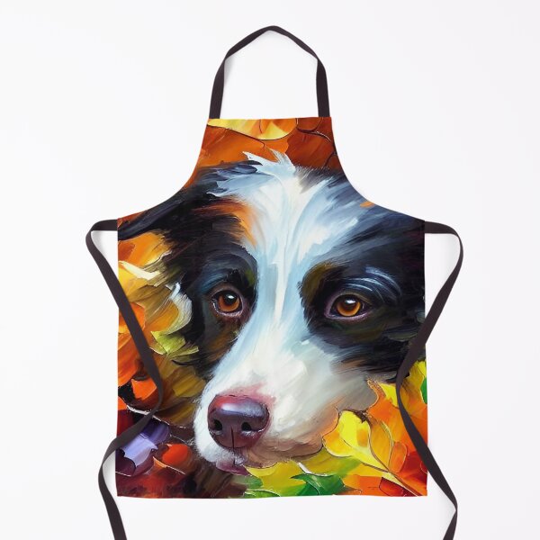 Item preview, Border Collie - Face Among Foliage designed and sold by ArtistsQuest.