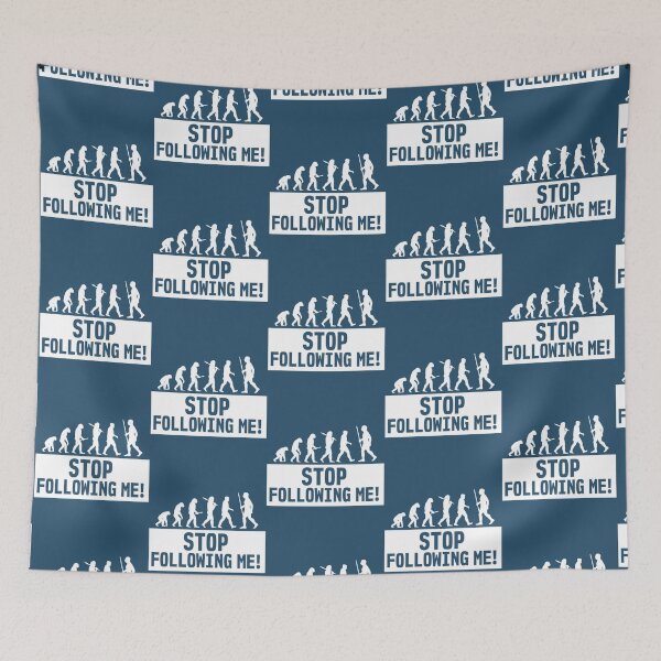 Item preview, Funny Smartass Evolution Stop Following Me Apes    designed and sold by ProductionAppa.