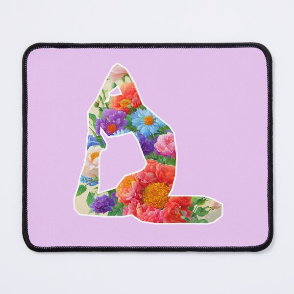 Item preview, Floral Yoga Pigeon Pose designed and sold by arcanemuse.