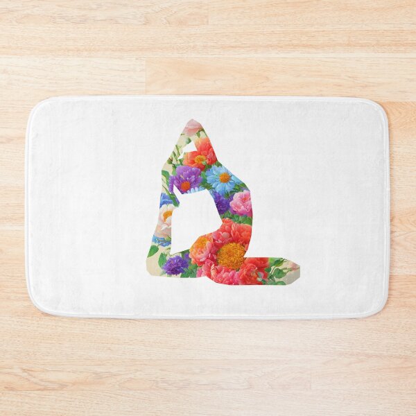 Item preview, Floral Yoga Pigeon Pose designed and sold by arcanemuse.