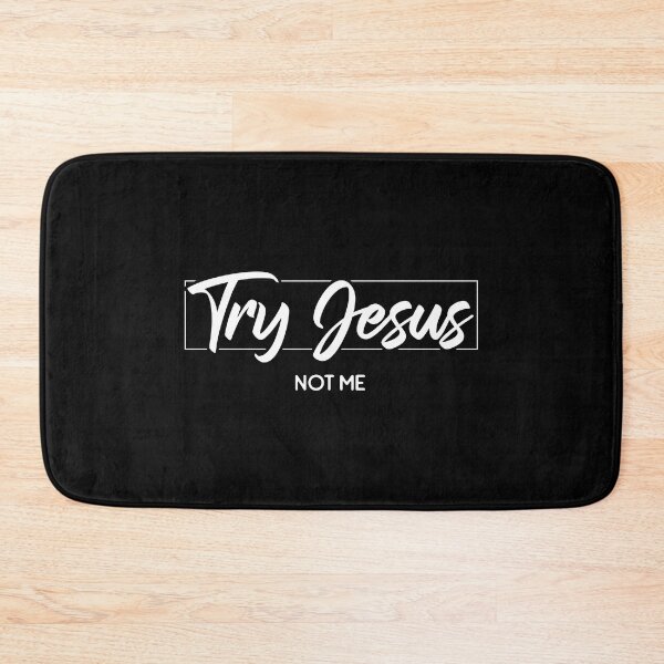 Item preview, Try Jesus Not Me Christian Believer Faith Christ Bible designed and sold by Designer-Girl.
