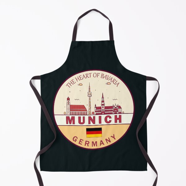 Item preview, Munich Germany City Skyline Emblem designed and sold by KrisSidDesigns.