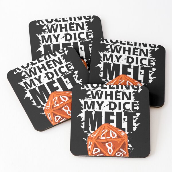 Item preview, Dice Melt 20s in burnt orange designed and sold by BrimstoneAxe.