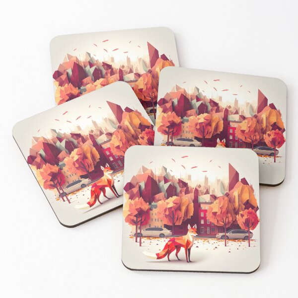 Item preview,  polygonal fox city designed and sold by Makoto-Styl.
