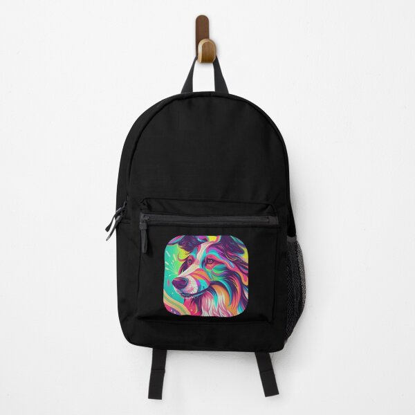Item preview, Happy Colorful Abstract Borzoi designed and sold by MythicPrompts.
