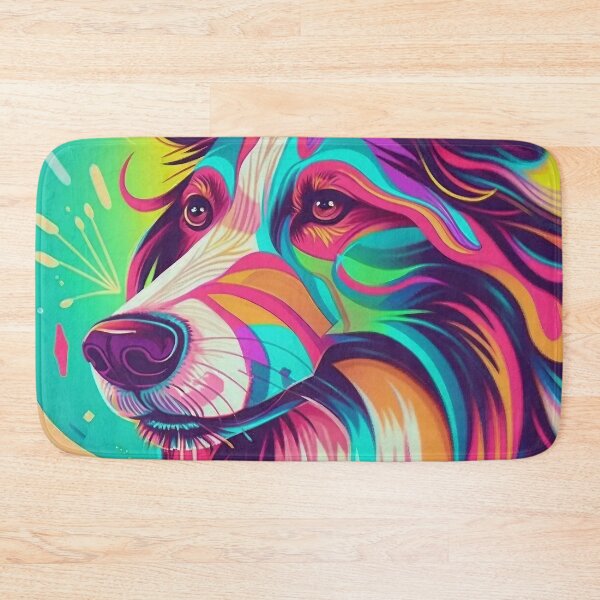 Item preview, Happy Colorful Abstract Borzoi designed and sold by MythicPrompts.