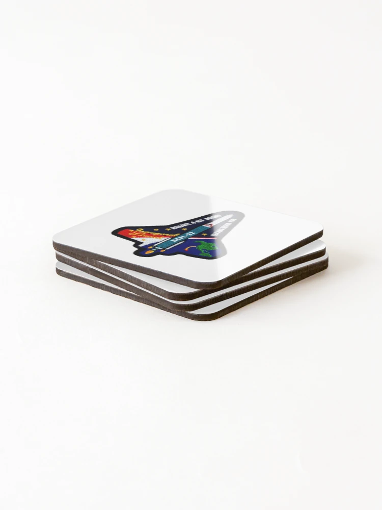 Thumbnail 4 of 5, Coasters (Set of 4), NROL-22 Program Crest designed and sold by Nikki SpaceStuffPlus.