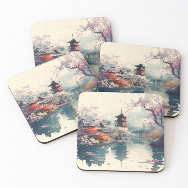 Item preview, Watercolor Old Japan designed and sold by Makoto-Styl.