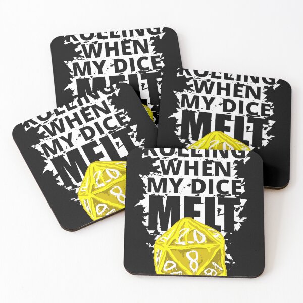 Item preview, Dice Melt 20s in globular yellow designed and sold by BrimstoneAxe.