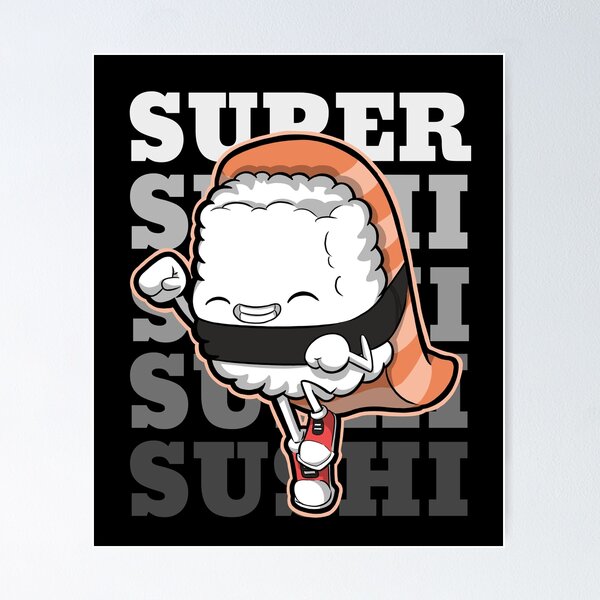 Item preview, Super Sushi Boy designed and sold by The magic  Yellow bus.