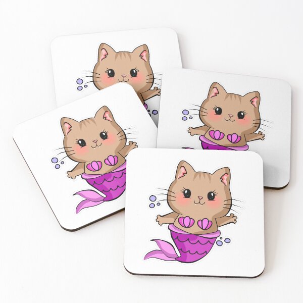 Item preview, Purrmaid Kitten Mermaid designed and sold by franktact.