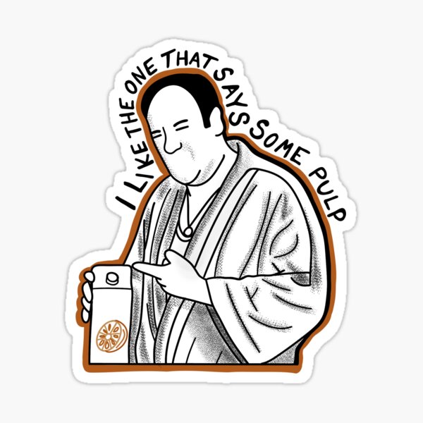 Item preview, Tony Soprano "Some Pulp" Digital Line Art designed and sold by caughtinadream.