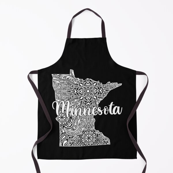 Item preview, Patriotic Decorative Mandala Style Map of Minnesota designed and sold by mrhighsky.