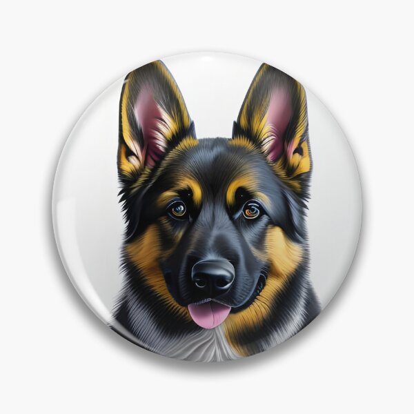 Item preview, German shepherd puppy, charcoal drawing, Ai Generated Art  designed and sold by ACC .