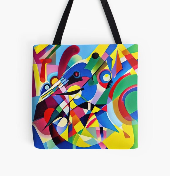 Collection abstract- style 03 - Abstract 060 All Over Print Tote Bag