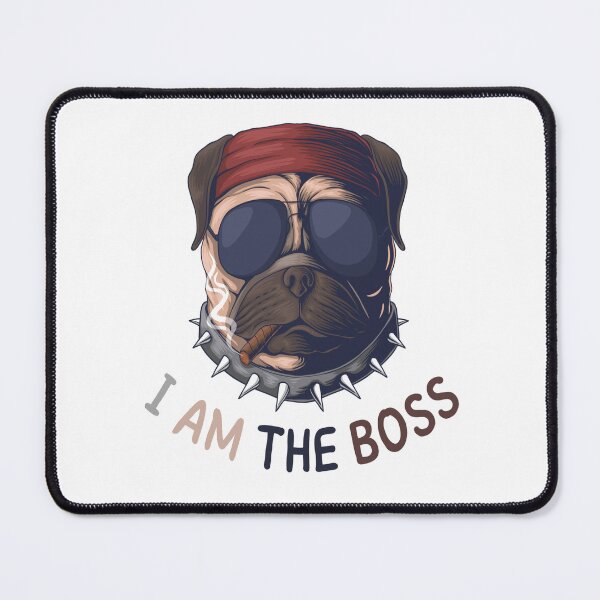 Item preview, I am the Boss . Dog . love dog , funny, pets, doggo, meme, animal, animals. designed and sold by 998designers.