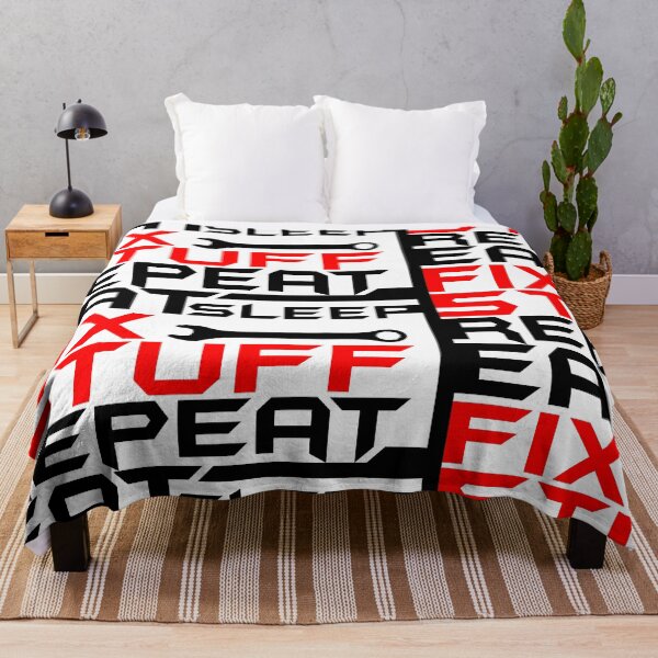 Item preview, Eat sleep fix stuff repeat designed and sold by Hamza Mrizak.