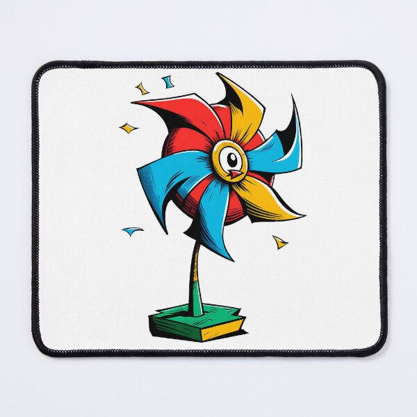 Item preview, Blow Me: A Cartoon Style Drawing Depicts the Playfulness of a Pinwheel. designed and sold by BotTastic.