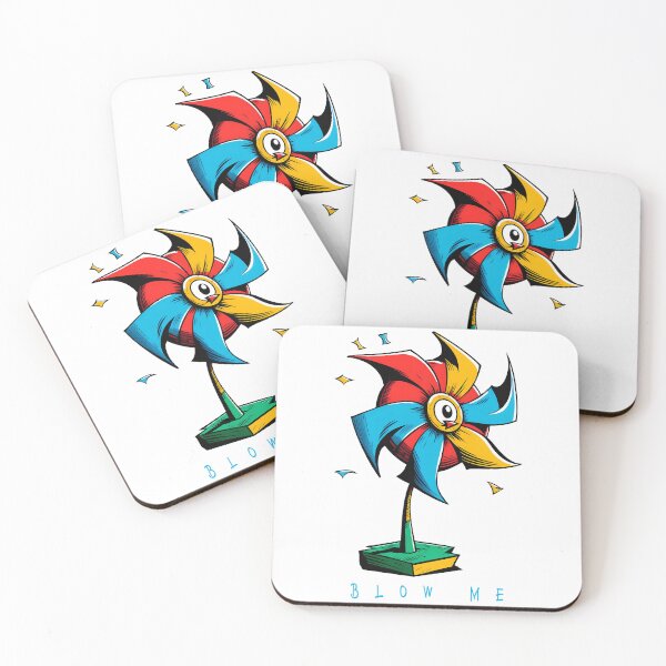 Item preview, Blow Me: A Cartoon Style Drawing Depicts the Playfulness of a Pinwheel. designed and sold by BotTastic.