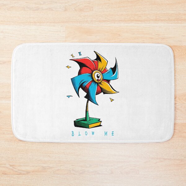 Item preview, Blow Me: A Cartoon Style Drawing Depicts the Playfulness of a Pinwheel. designed and sold by BotTastic.