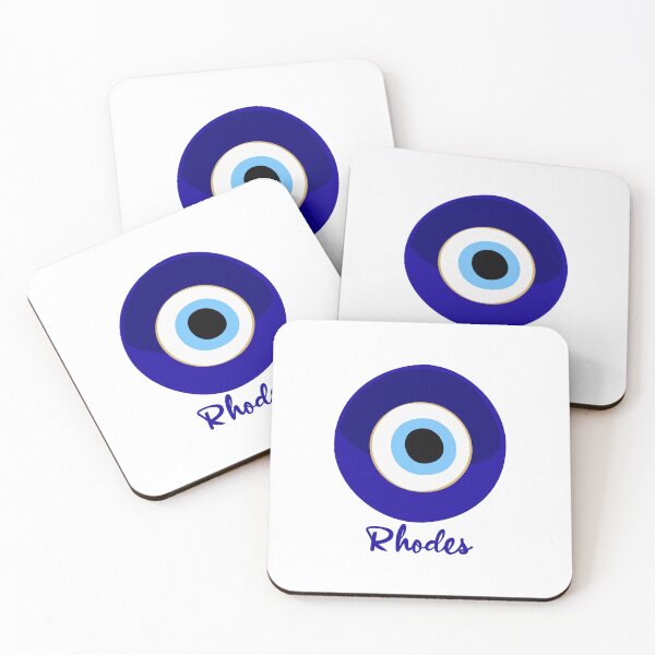 Item preview, RHODES - GREECE, EVIL EYE, Mati blue white. designed and sold by angelisart.