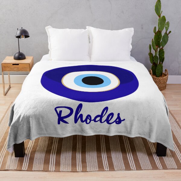 Item preview, RHODES - GREECE, EVIL EYE, Mati blue white. designed and sold by angelisart.