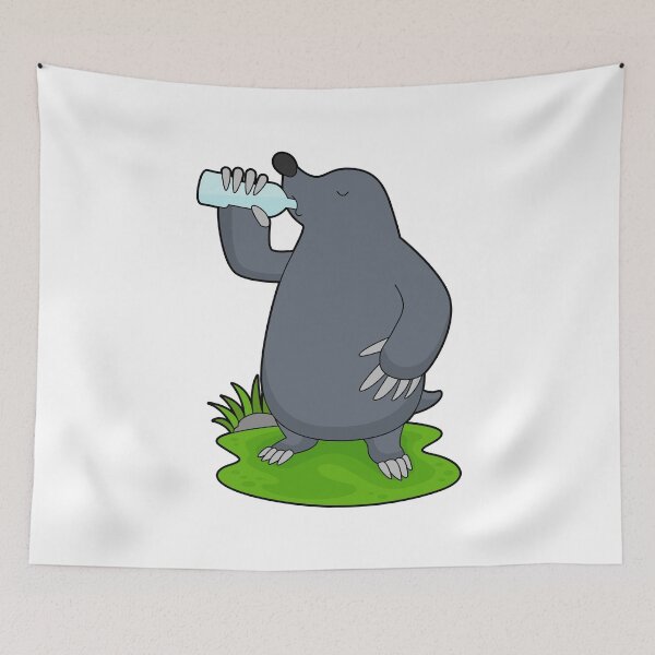 Item preview, Mole Water bottle designed and sold by Snabdesign84.
