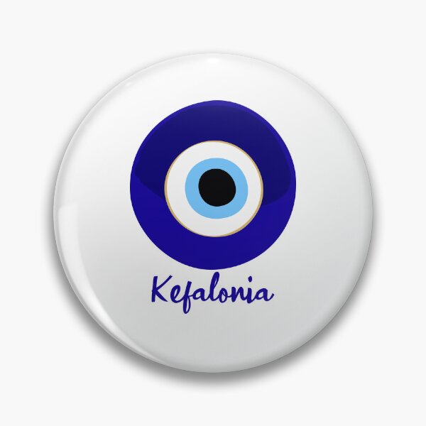 Item preview, KEFALONIA - GREECE, EVIL EYE, Mati blue white. designed and sold by angelisart.