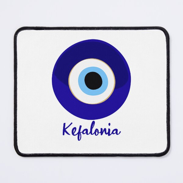 Item preview, KEFALONIA - GREECE, EVIL EYE, Mati blue white. designed and sold by angelisart.