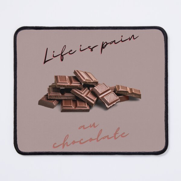 Item preview, Life is pain au chocolate designed and sold by boomantique.