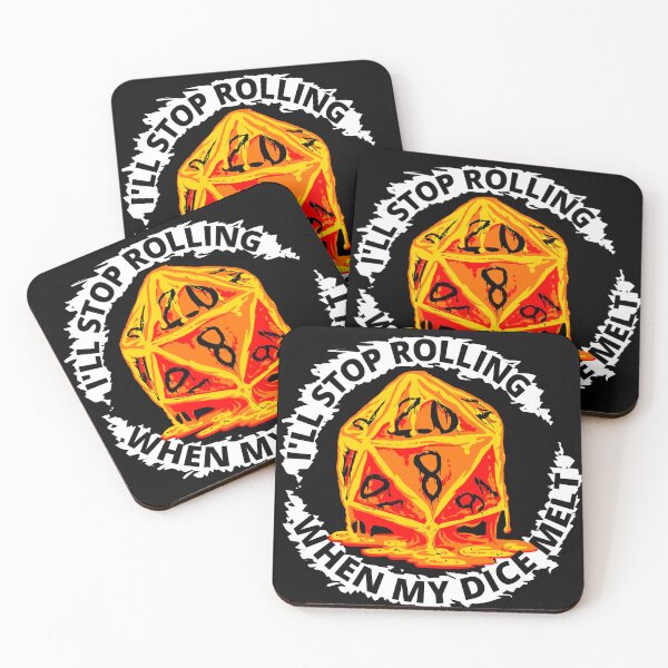 Item preview, Never Stop Rolling in fireball designed and sold by BrimstoneAxe.