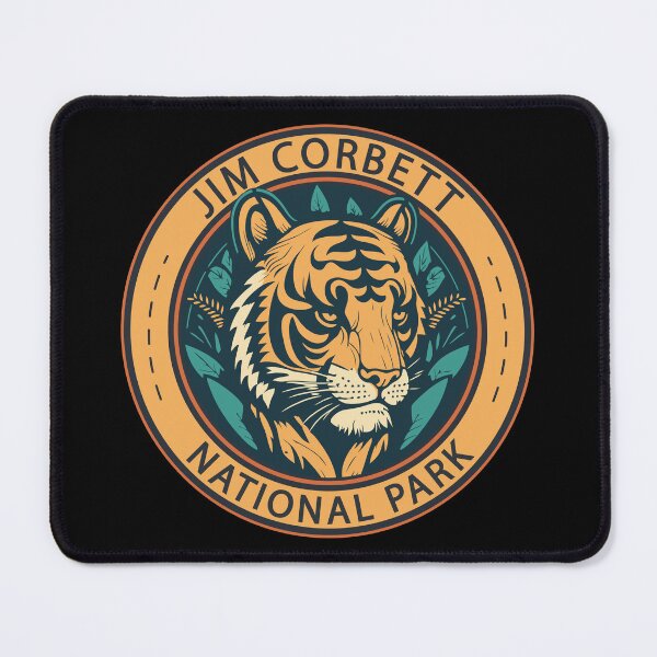 Item preview, Jim Corbett National Park India Tiger Badge designed and sold by KrisSidDesigns.