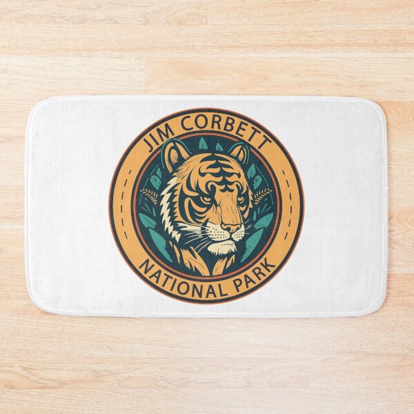 Item preview, Jim Corbett National Park India Tiger Badge designed and sold by KrisSidDesigns.