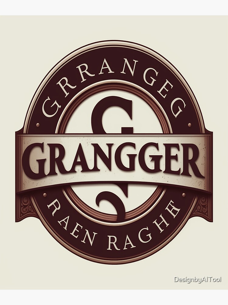 "grainger logo" Sticker for Sale by DesignbyAITool Redbubble