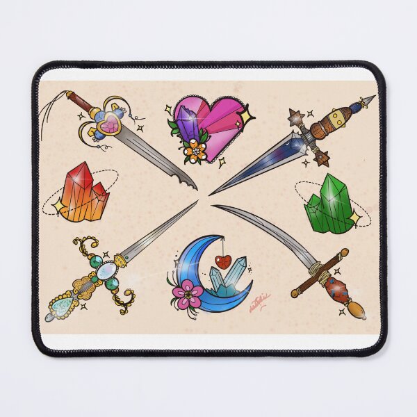 Item preview, Gemstone Sword Sheet designed and sold by DarcieDesigns.