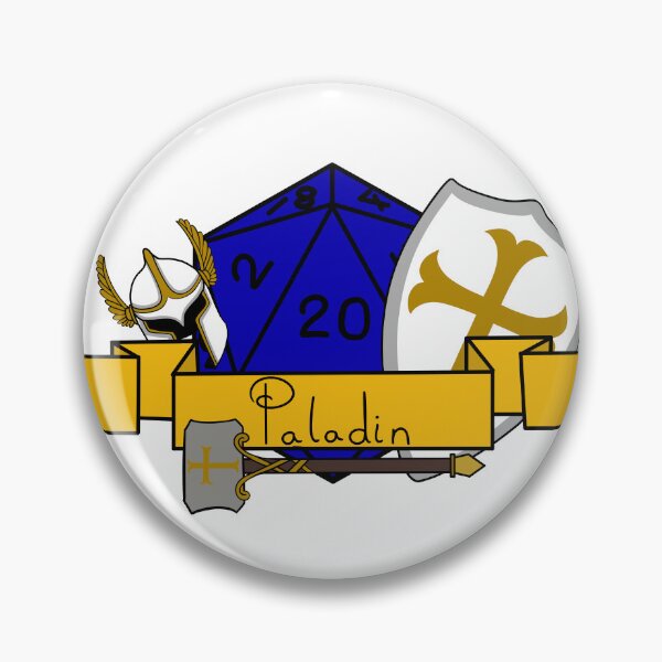 Item preview, Paladin D20! designed and sold by HumbleAStore.