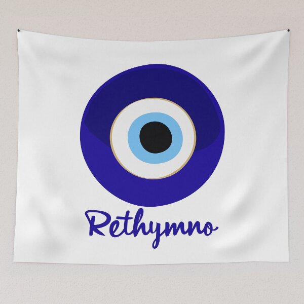 Item preview, RETHYMNO - GREECE, EVIL EYE, Mati blue white. designed and sold by angelisart.
